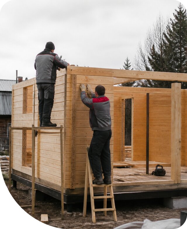 Строительство построек из бруса под ключ в Краснодаре недорого